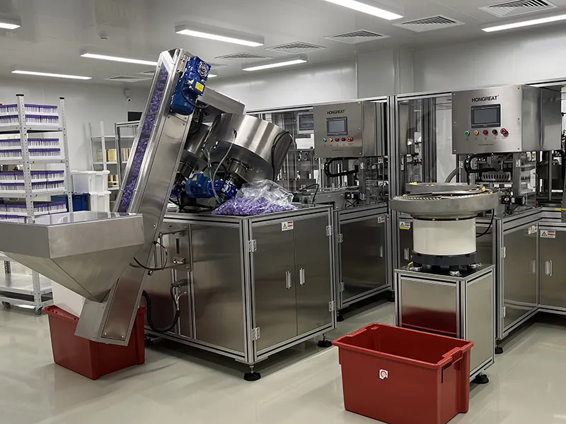 Fully Automatic Blood Collection Tube Production Line for Russian Client