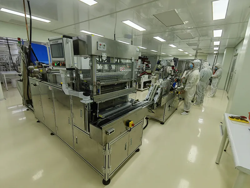 Fully Automated Vacuum Blood Collection Tube Production Line and Auxiliary Equipment for a Vietnamese Client