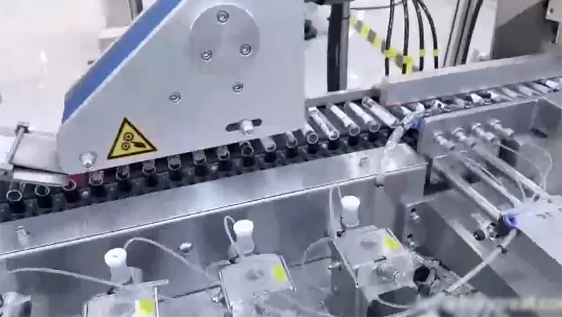 2000-4000pcs/h Non-Vacuum Blood Collection Tube Assembly Line