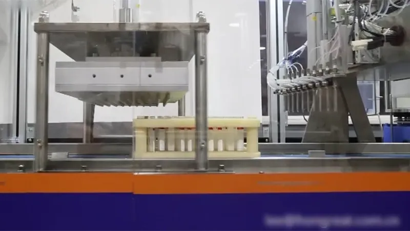8000-10000pcs/h Modular Non-Vacuum Blood Collection Tube Assembly Line