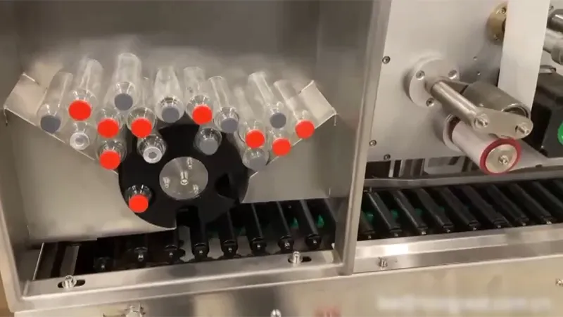 Blood Culture Bottle Labeling Machine