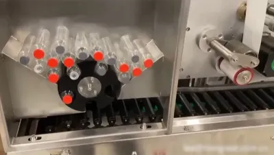 Blood Culture Bottle Labeling Machine